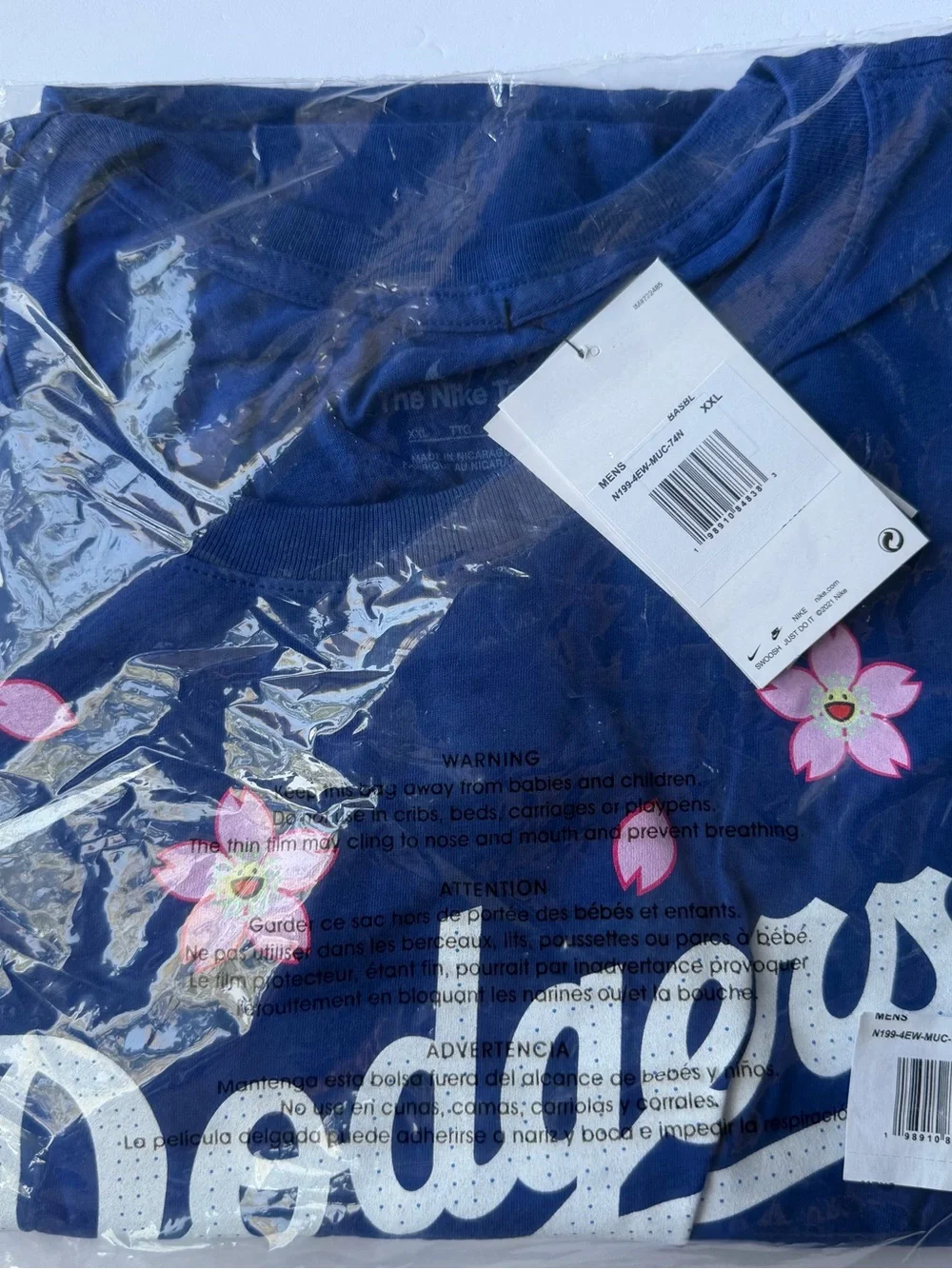 Takashi Murakami MLB Dodgers Tokyo Series 2025 Mookie Betts T-Shirt Blue 2XL NWT